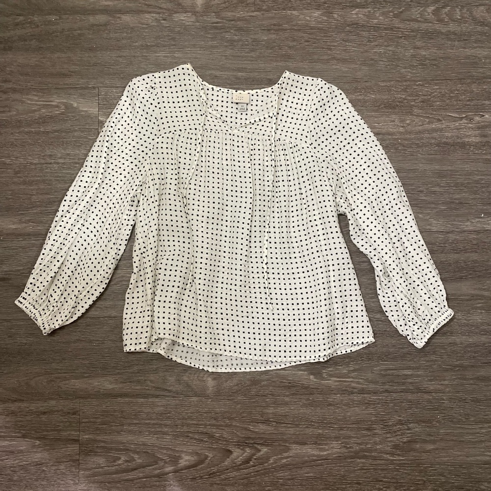 A New Day Polka Dot Blouse